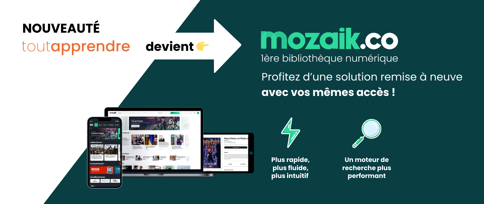 Toutapprendre devient Mozaik !