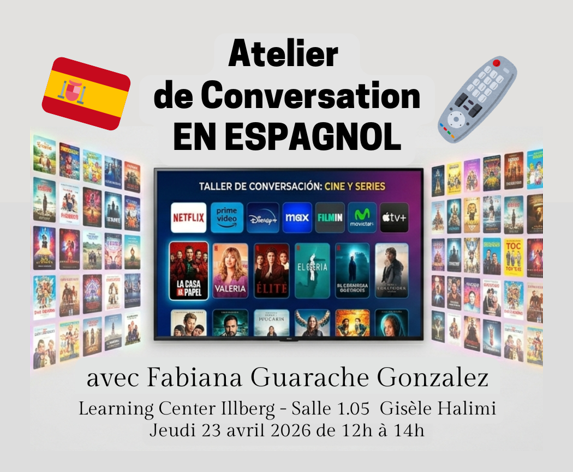 Atelier de conversation en espagnol le 23 avril